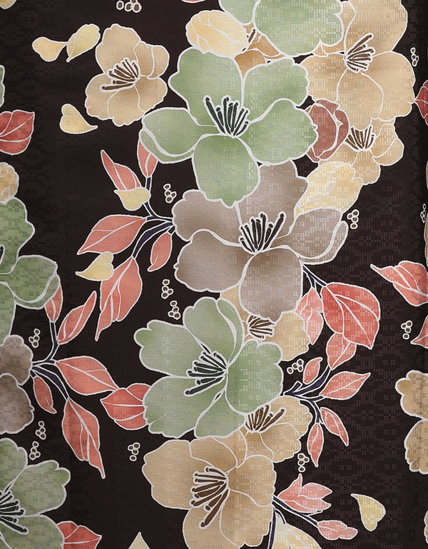 Anisa Batik Satin 45" (Dark Brown)